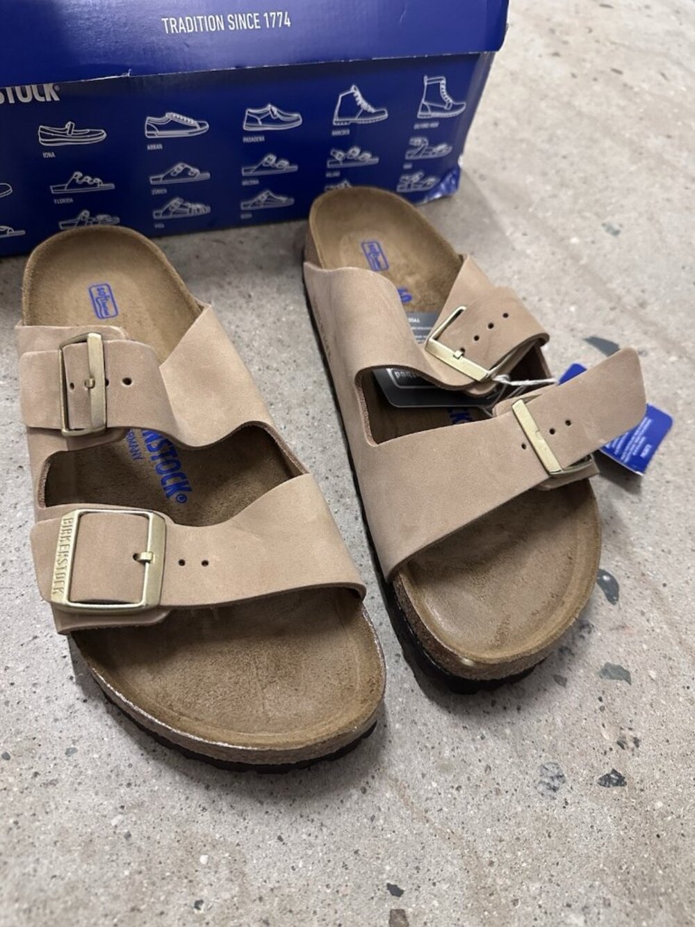 BIRKENSTOCK Arizona Soft Footbed Sandals Sandcastle - Picture 6 of 8